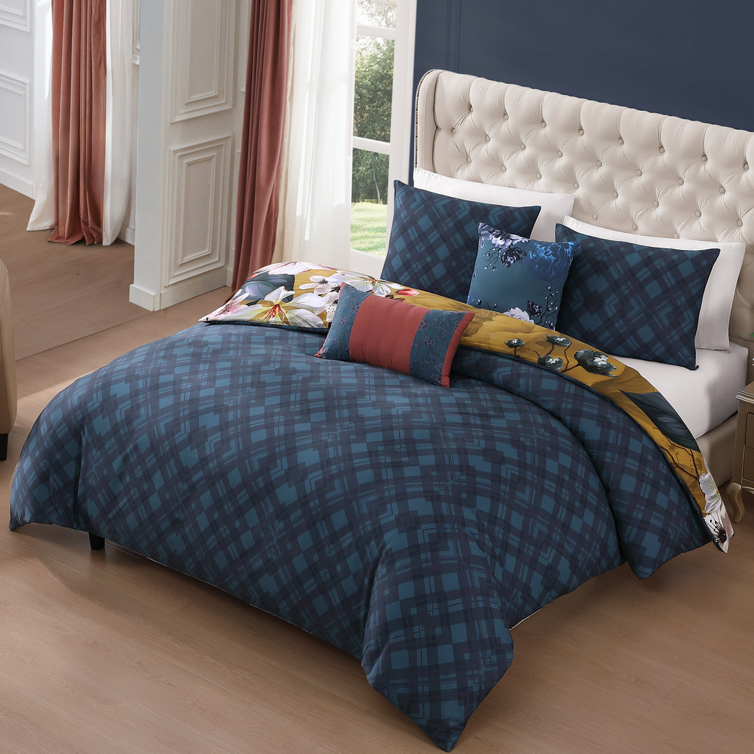 Bebejan Golden Bounty 5 Piece Reversible Comforter Set Comforter Sets By Bebejan®