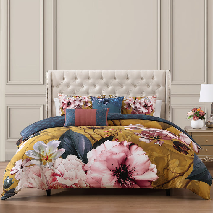 Bebejan Golden Bounty 5 Piece Reversible Comforter Set Comforter Sets By Bebejan®