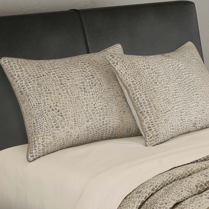 Habitat Pewter 3 Piece Comforter Set Comforter Sets By J. Queen New York