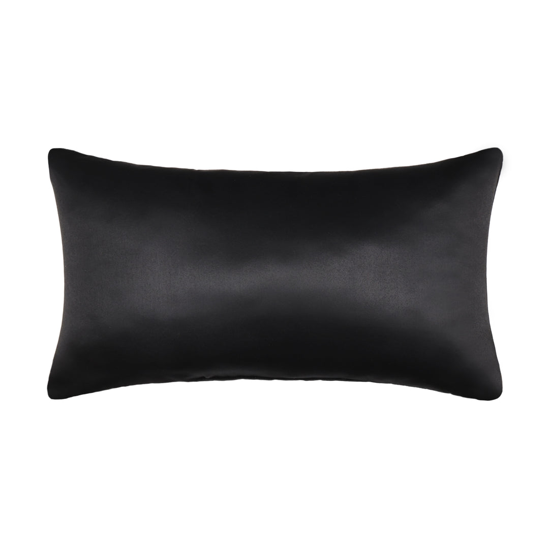 Harriman Black Boudoir Decorative Throw Pillow 21" x 12"