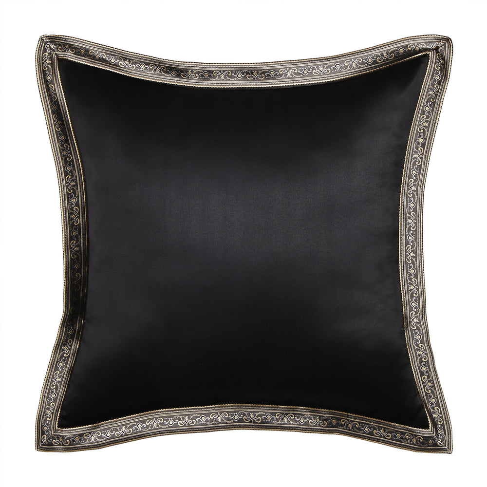 Harriman Black Euro Sham Euro Sham By J. Queen New York