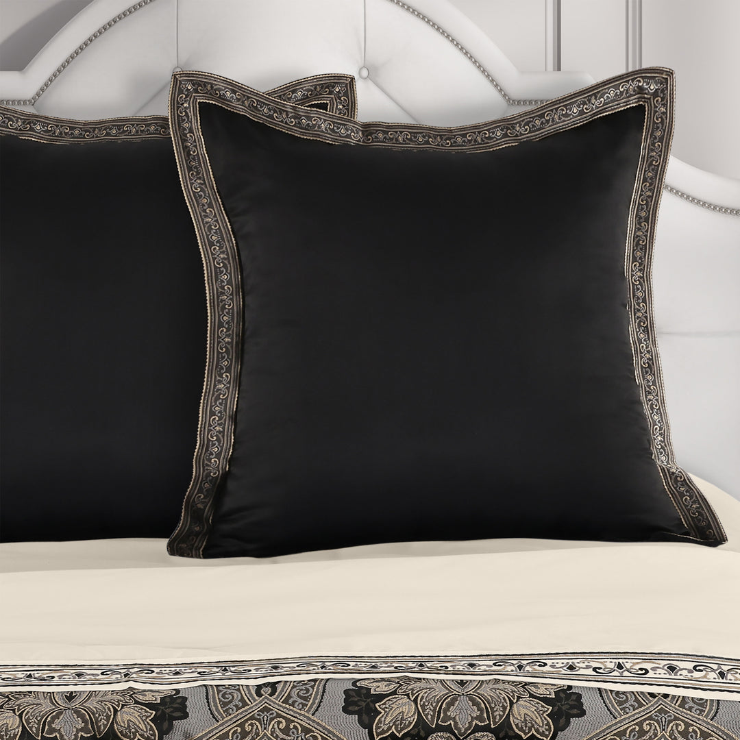 Harriman Black Euro Sham