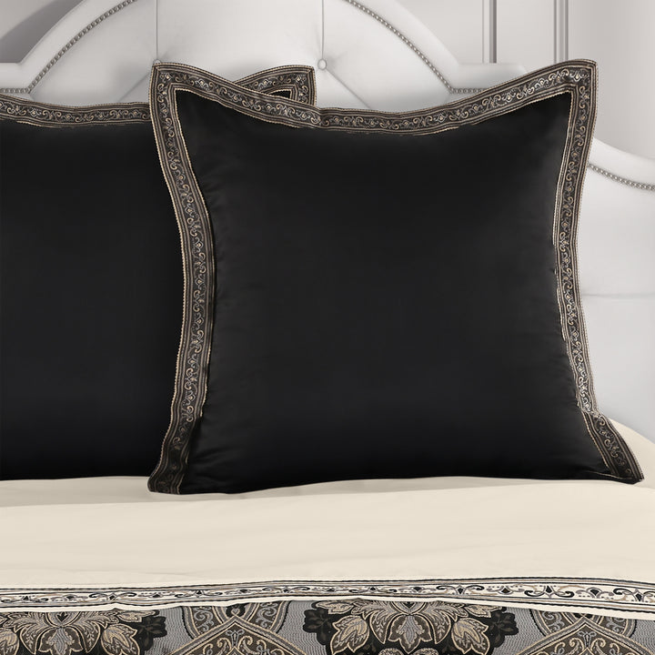 Harriman Black Euro Sham