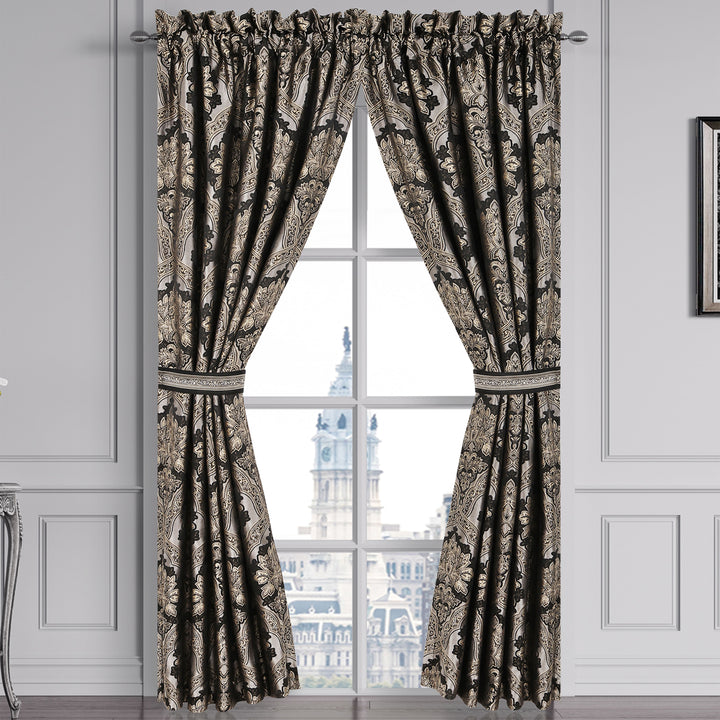 Harriman Black Window Panel Pair