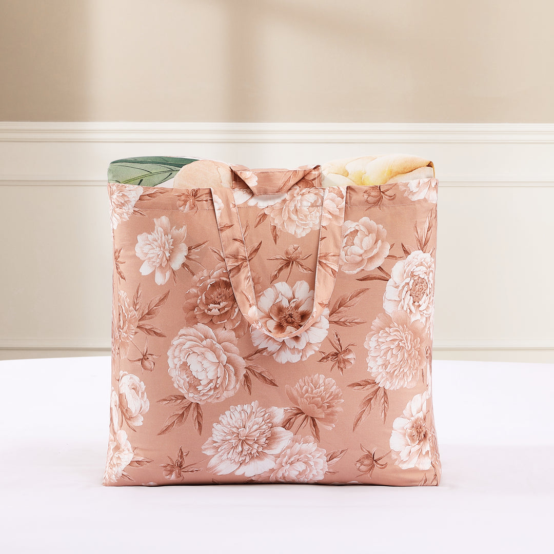 Bebejan Hazy Blossom 5 Piece Reversible Comforter Set - Final Sale Comforter Sets By US Office - Latest Bedding