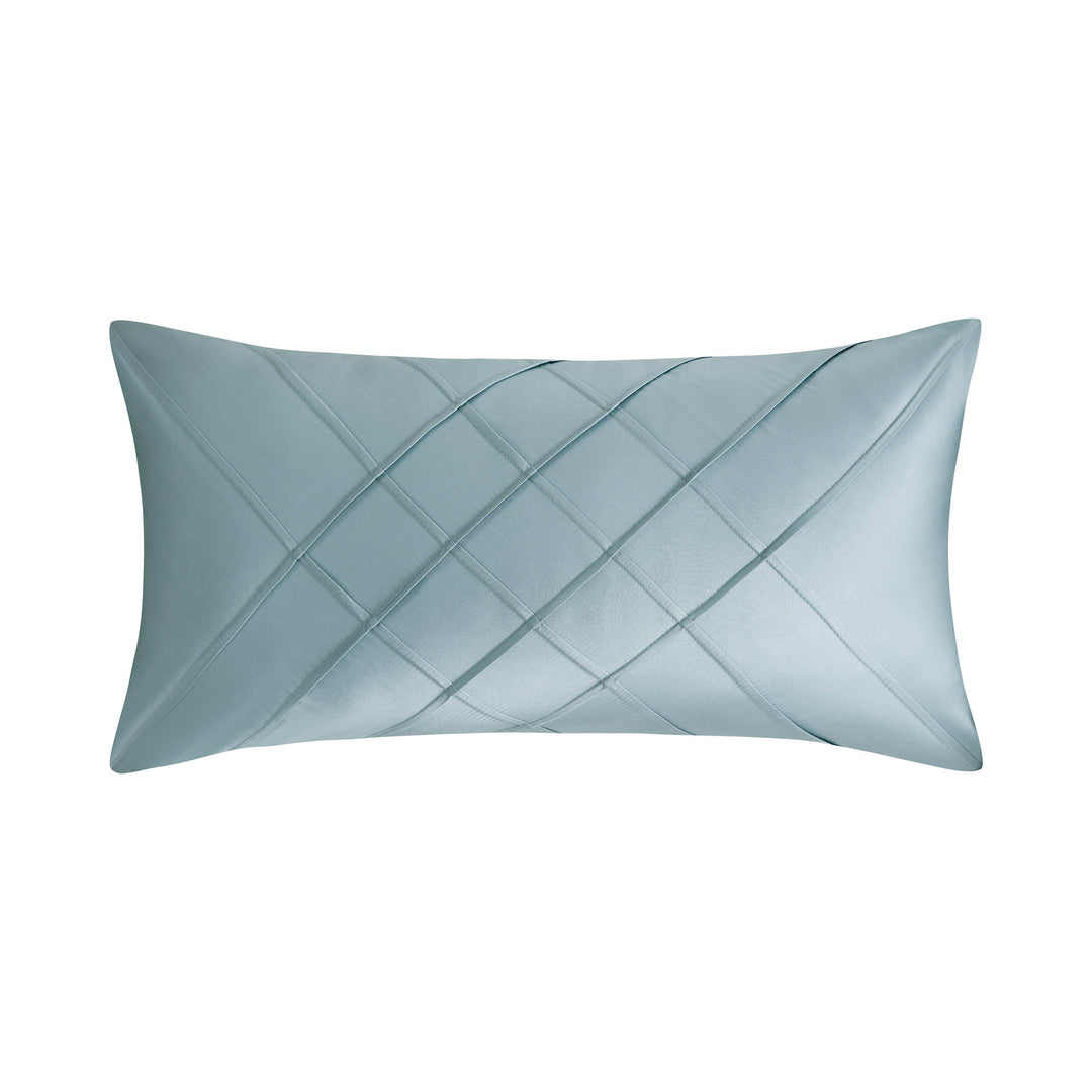 Houston Jade Oblong Decorative Throw Pillow 22" x 12" Throw Pillows By Waterford