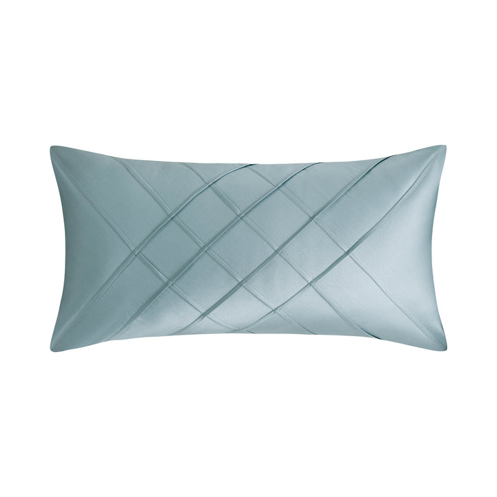 Houston Jade Oblong Decorative Throw Pillow 22" x 12" Throw Pillows By Waterford