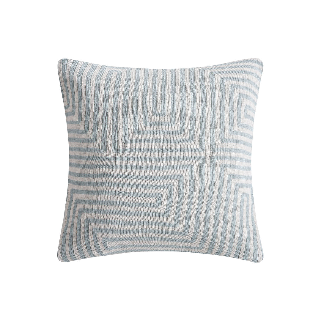 Houston Jade Square Decorative Throw Pillow 18" x 18" Throw Pillows By Waterford