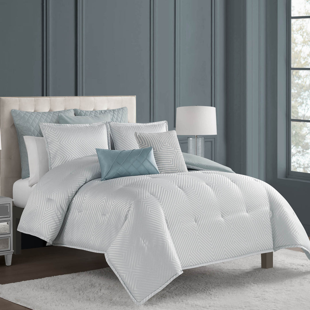 Houston Jade 3 Piece Comforter Set Comforter Sets By Waterford
