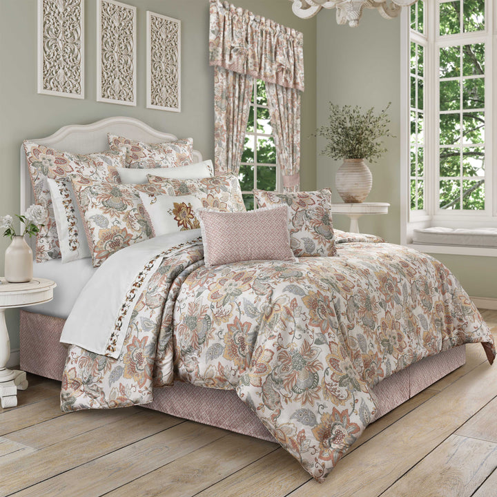 Janessa Spice 4 Piece Comforter Set Comforter Sets By J. Queen New York