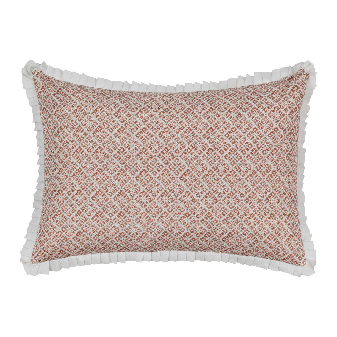 Janessa Spice Boudoir Decorative Throw Pillow 21" x 13" Throw Pillows By J. Queen New York