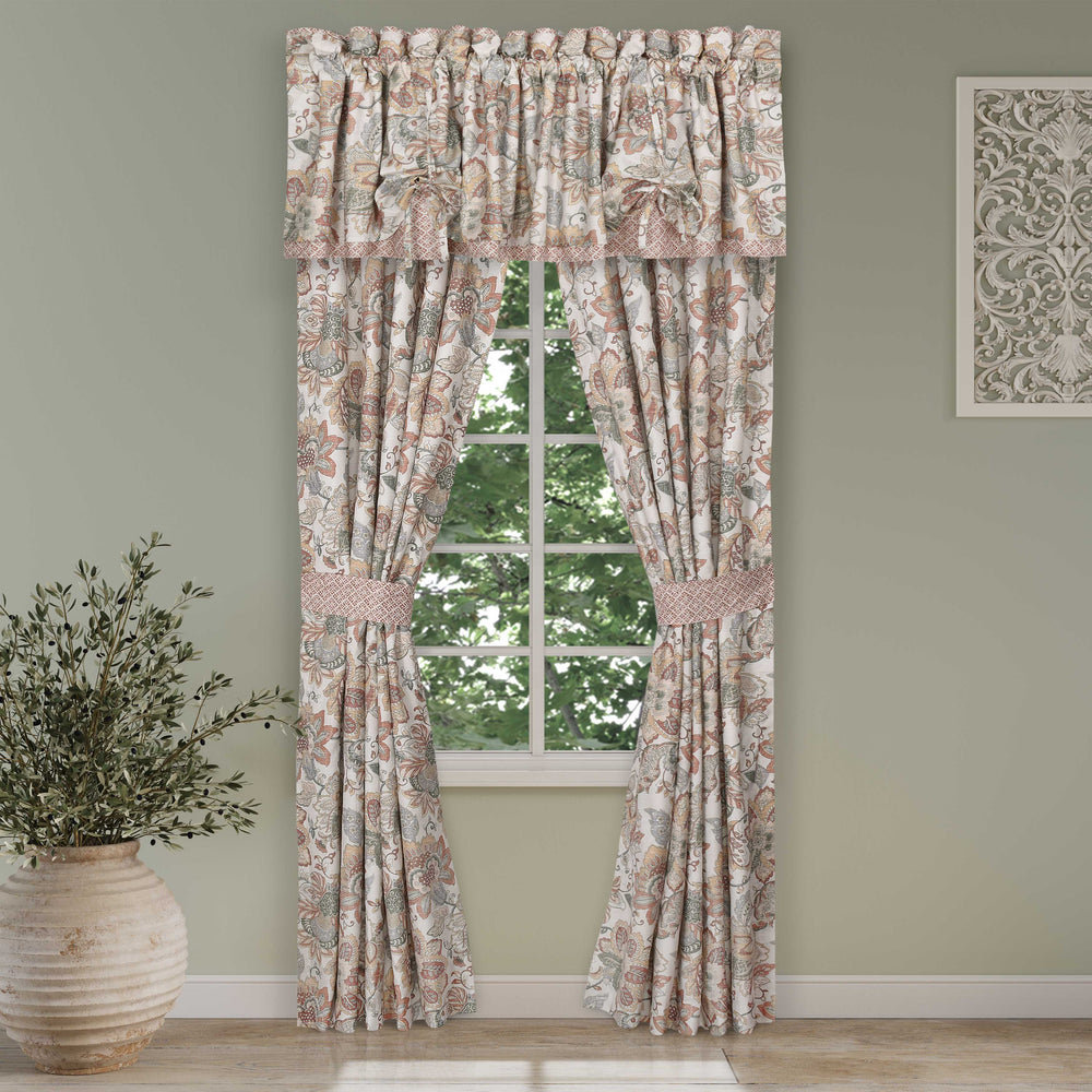 Janessa Spice Straight Window Valance Window Valances By J. Queen New York