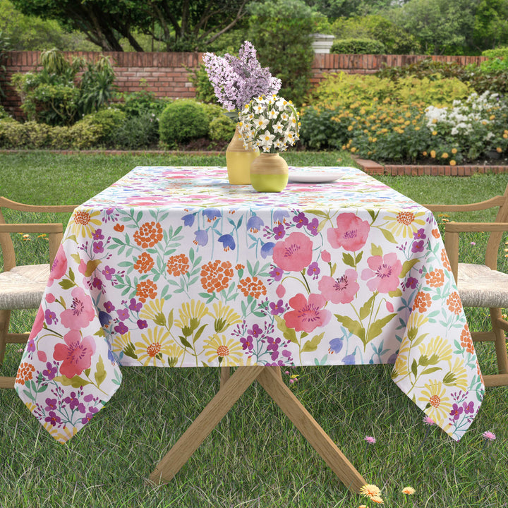 Jules Green Umbrella Tablecloth Tablecloth By J. Queen New York