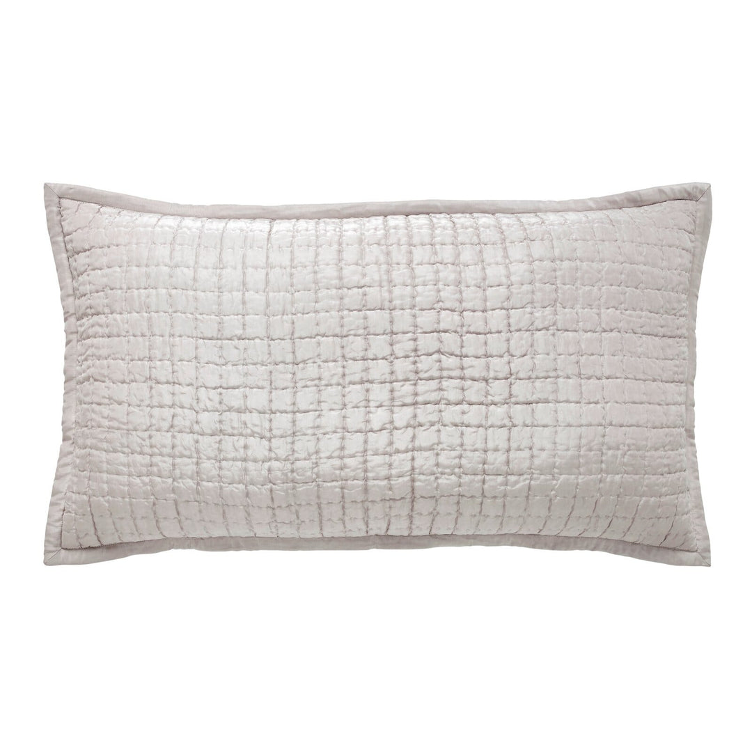 Malibu Silk Square Quilted Sham Sham By Orchids Lux Home