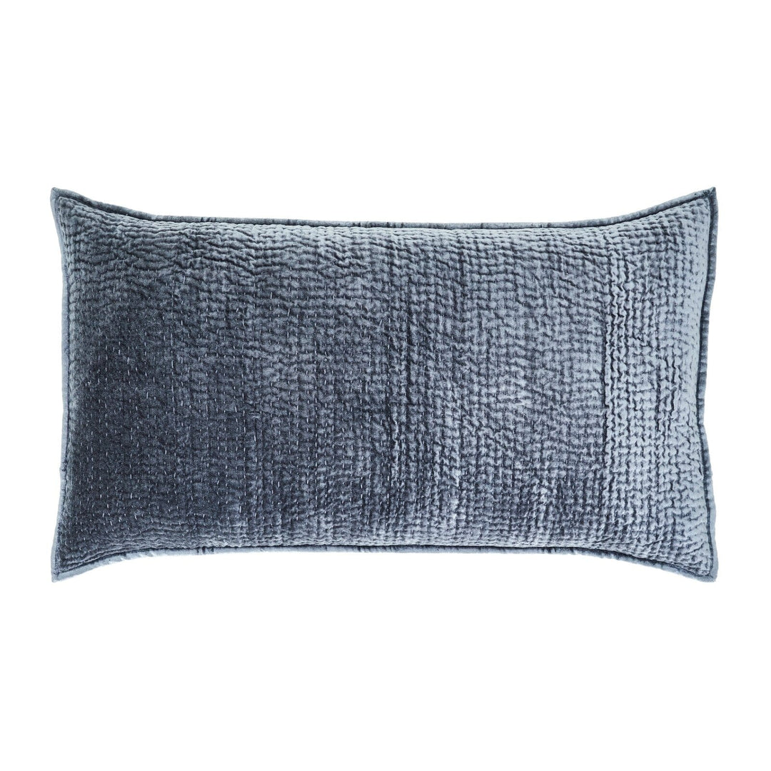 Laguna Pick Stitch Velvet Sham Sham By Orchids Lux Home