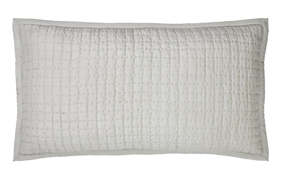 Malibu Silk Square Quilted Sham Sham By Orchids Lux Home