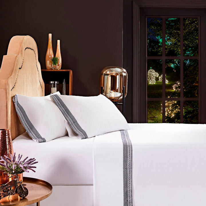 Olivia Cotton Percale 300 Thread Count Sheet Set Sheet Set By Orchids Lux Home