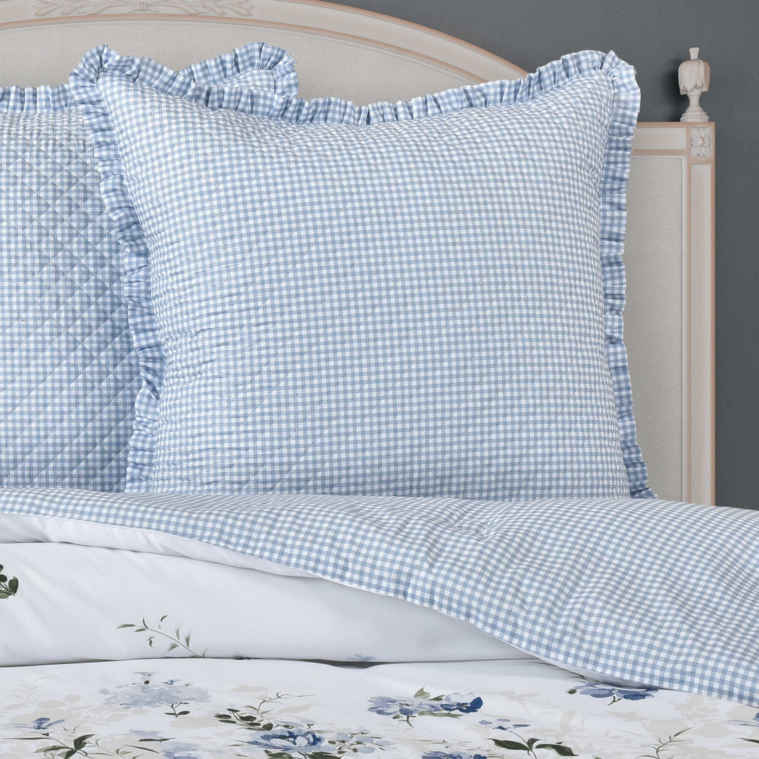 Kourtney Blue Euro Sham Euro Shams By J. Queen New York