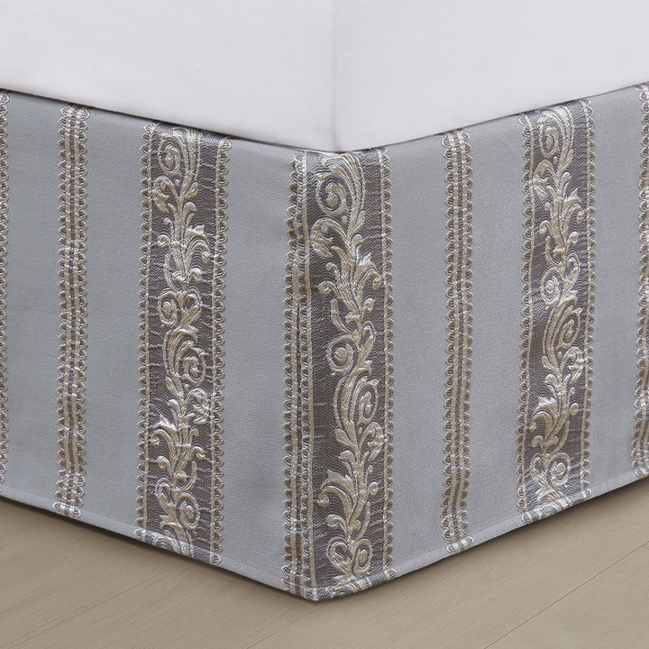 Krista Powder Blue 4 Piece Comforter Set Comforter Sets By J. Queen New York