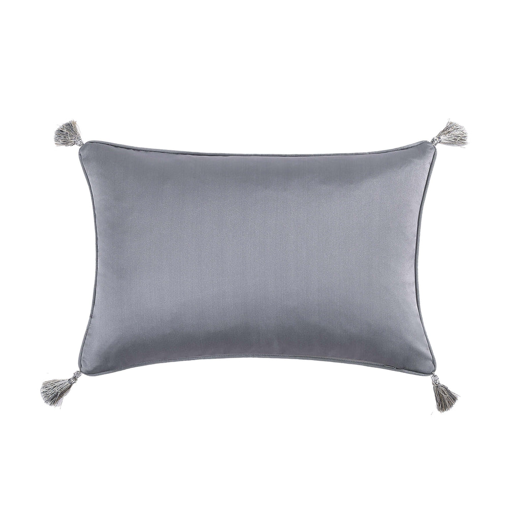 Krista Powder Blue Boudoir Decorative Throw Pillow 21" x 14" Throw Pillows By J. Queen New York
