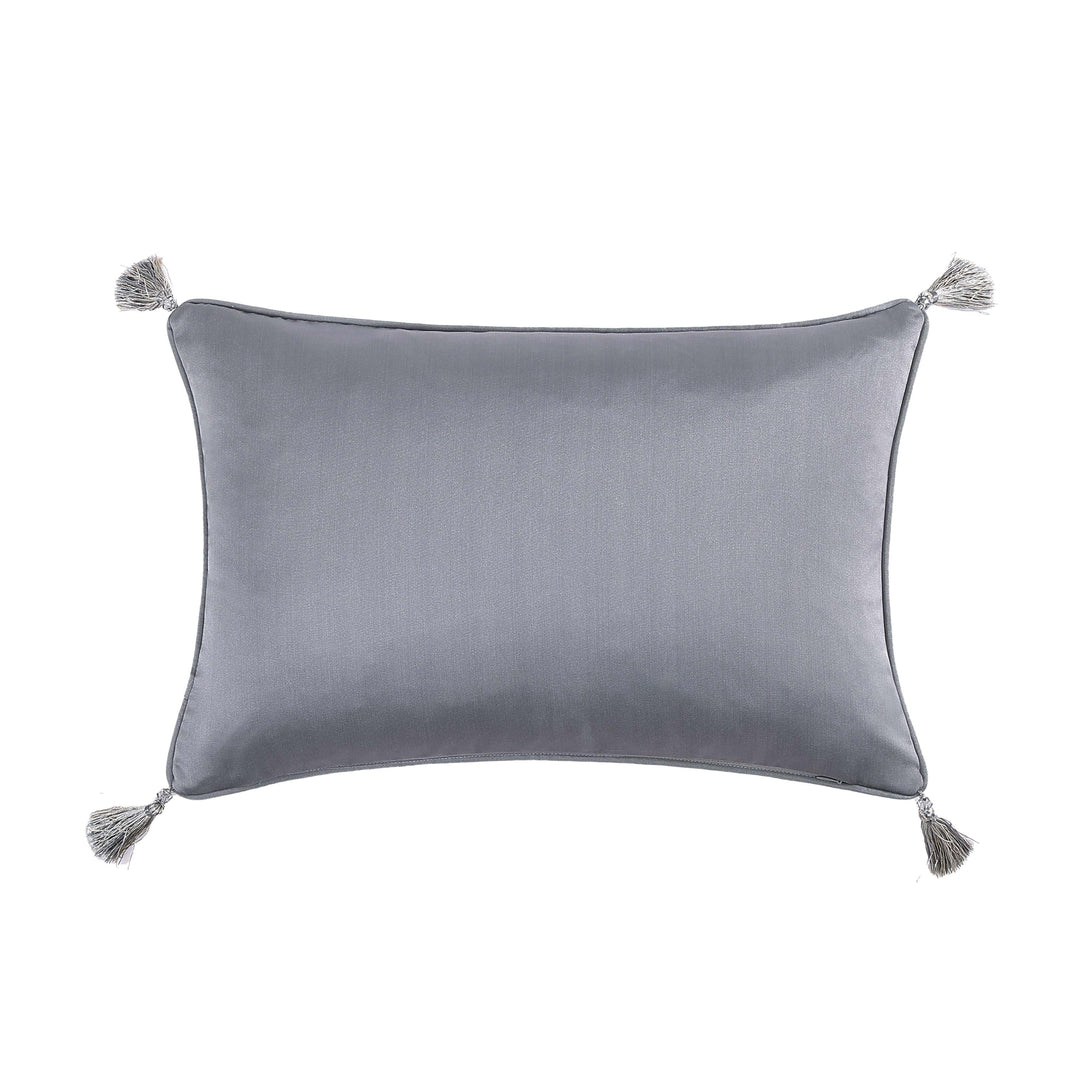 Krista Powder Blue Boudoir Decorative Throw Pillow 21" x 14" Throw Pillows By J. Queen New York