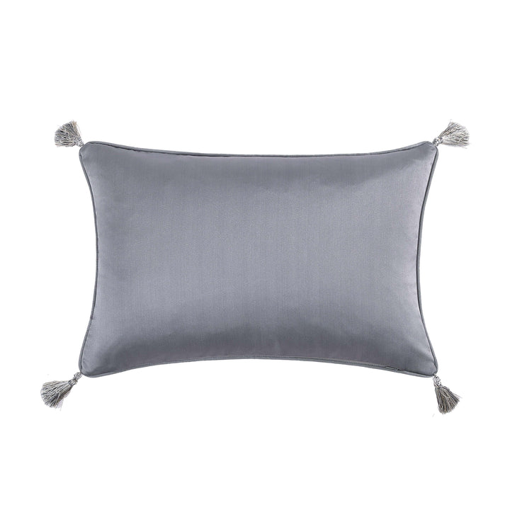 Krista Powder Blue Boudoir Decorative Throw Pillow 21" x 14" Throw Pillows By J. Queen New York