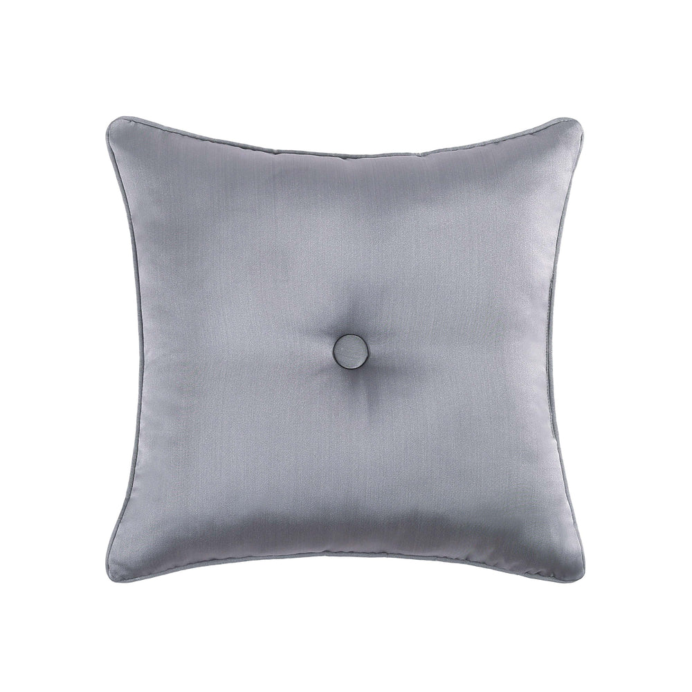 Krista Powder Blue Square Decorative Throw Pillow 18" x 18" Throw Pillows By J. Queen New York