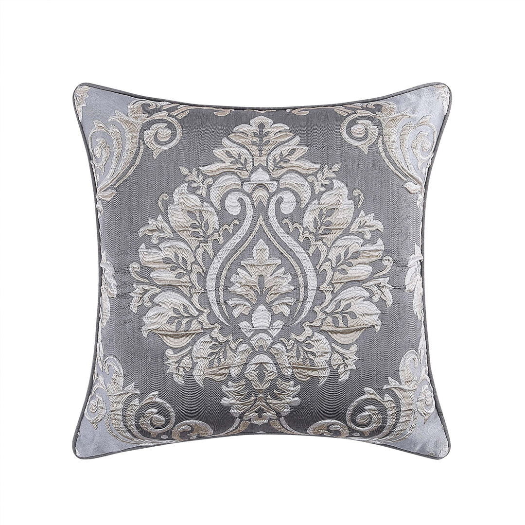 Krista Powder Blue Square Decorative Throw Pillow 20" x 20" Throw Pillows By J. Queen New York