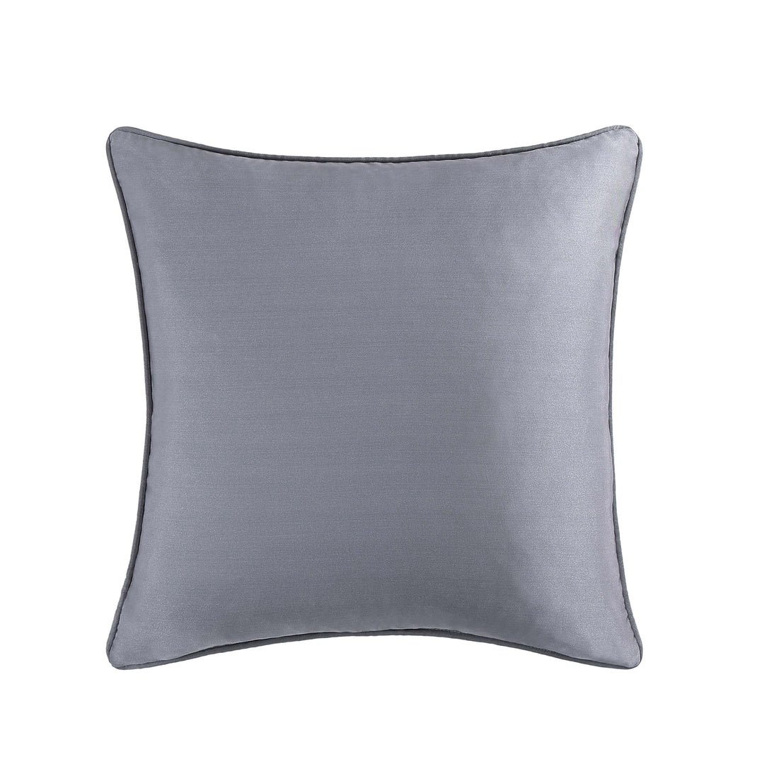 Krista Powder Blue Square Embellished Decorative Throw Pillow 20" x 20" Throw Pillows By J. Queen New York