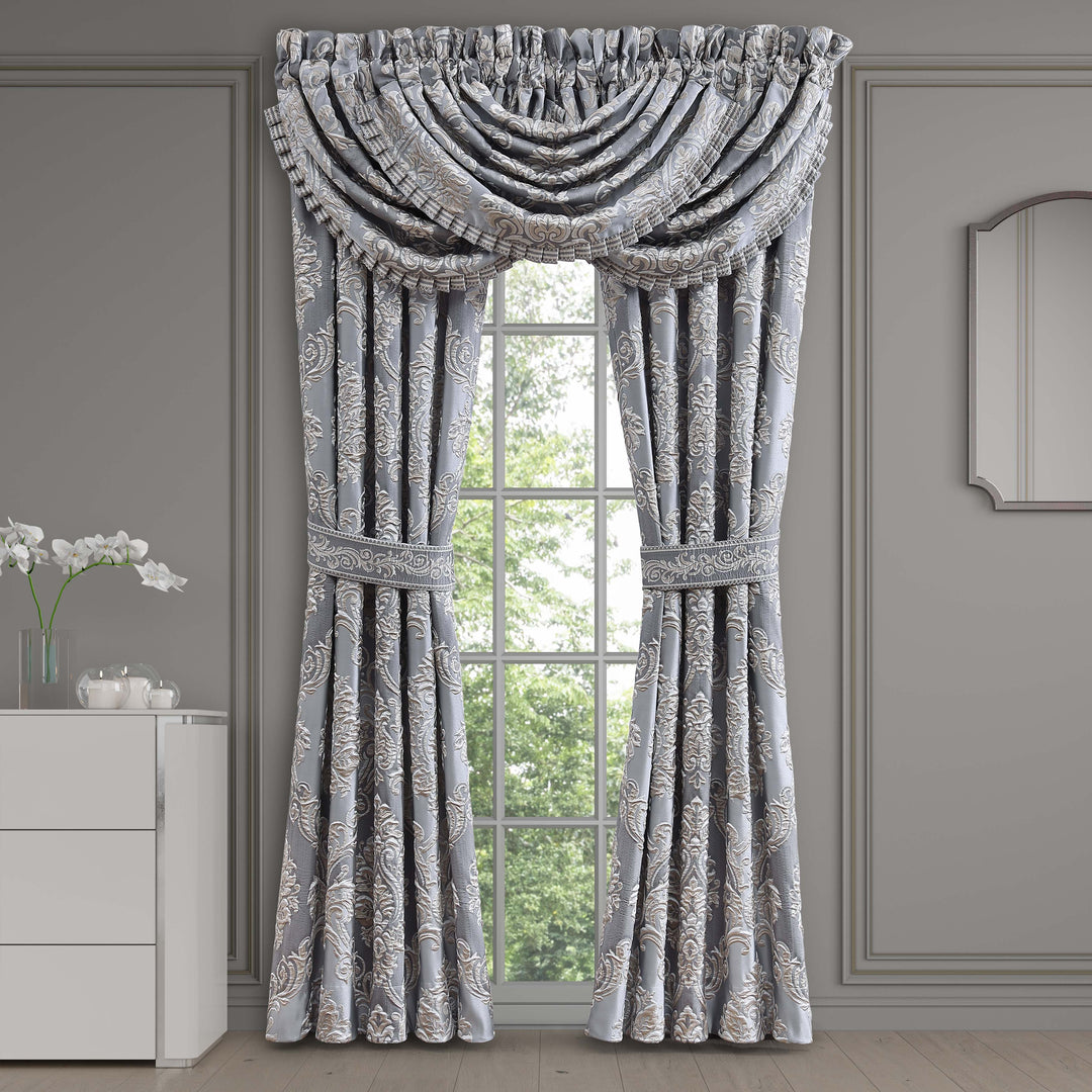 Krista Powder Blue Window Panel Pair Window Panels By J. Queen New York