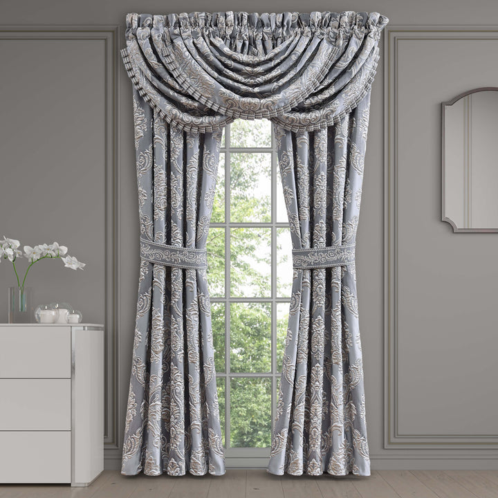 Krista Powder Blue Window Panel Pair Window Panels By J. Queen New York