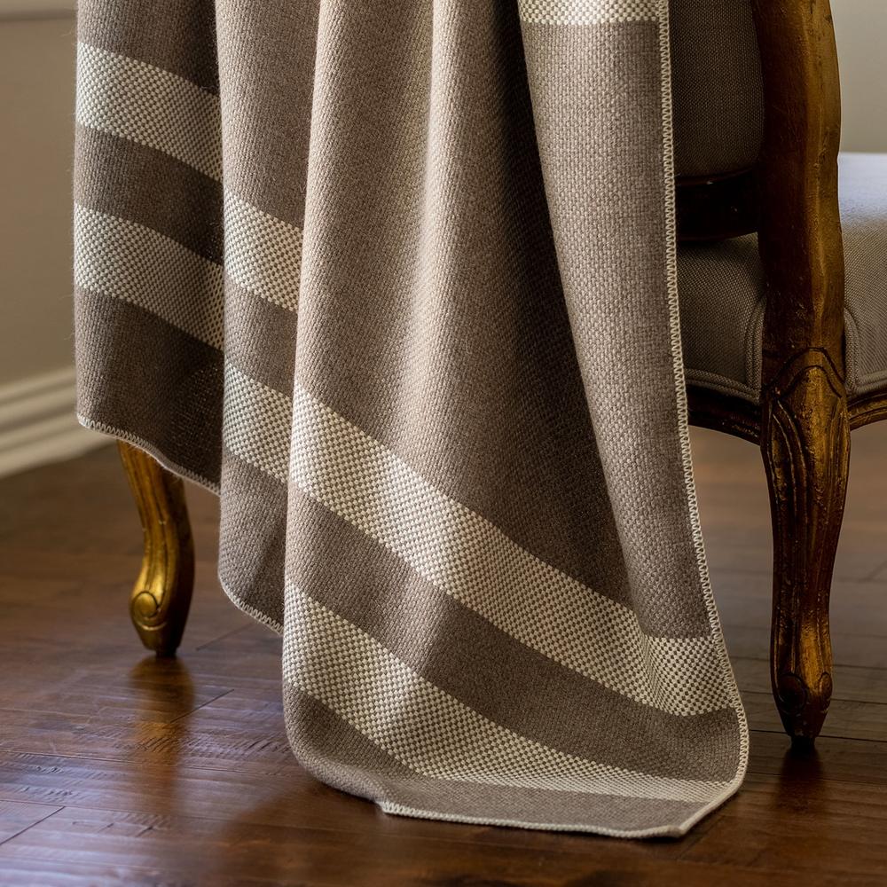 Carmel Fawn Ivory Alpaca Throw 50 x 70 Throws By Lili Alessandra