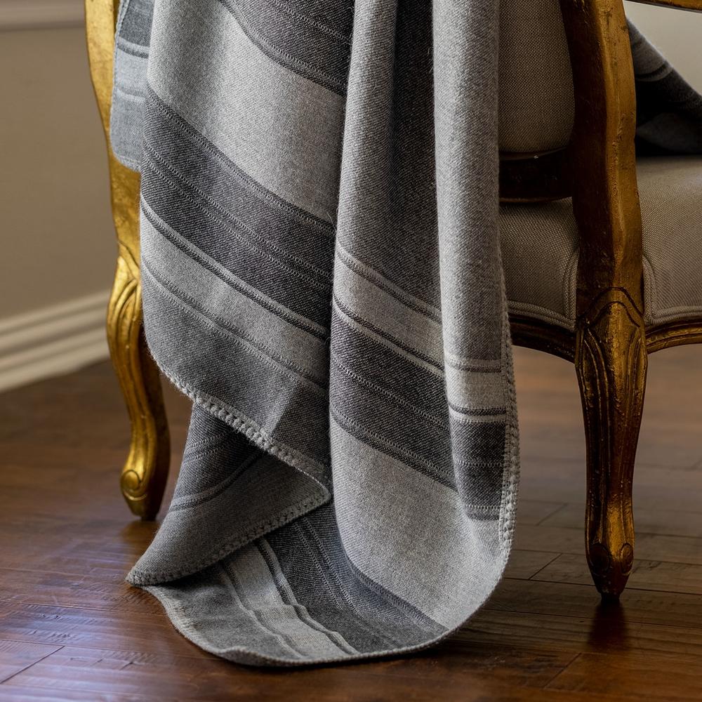 La Jolla Grey Alpaca Throw 50 x 70 Throws By Lili Alessandra