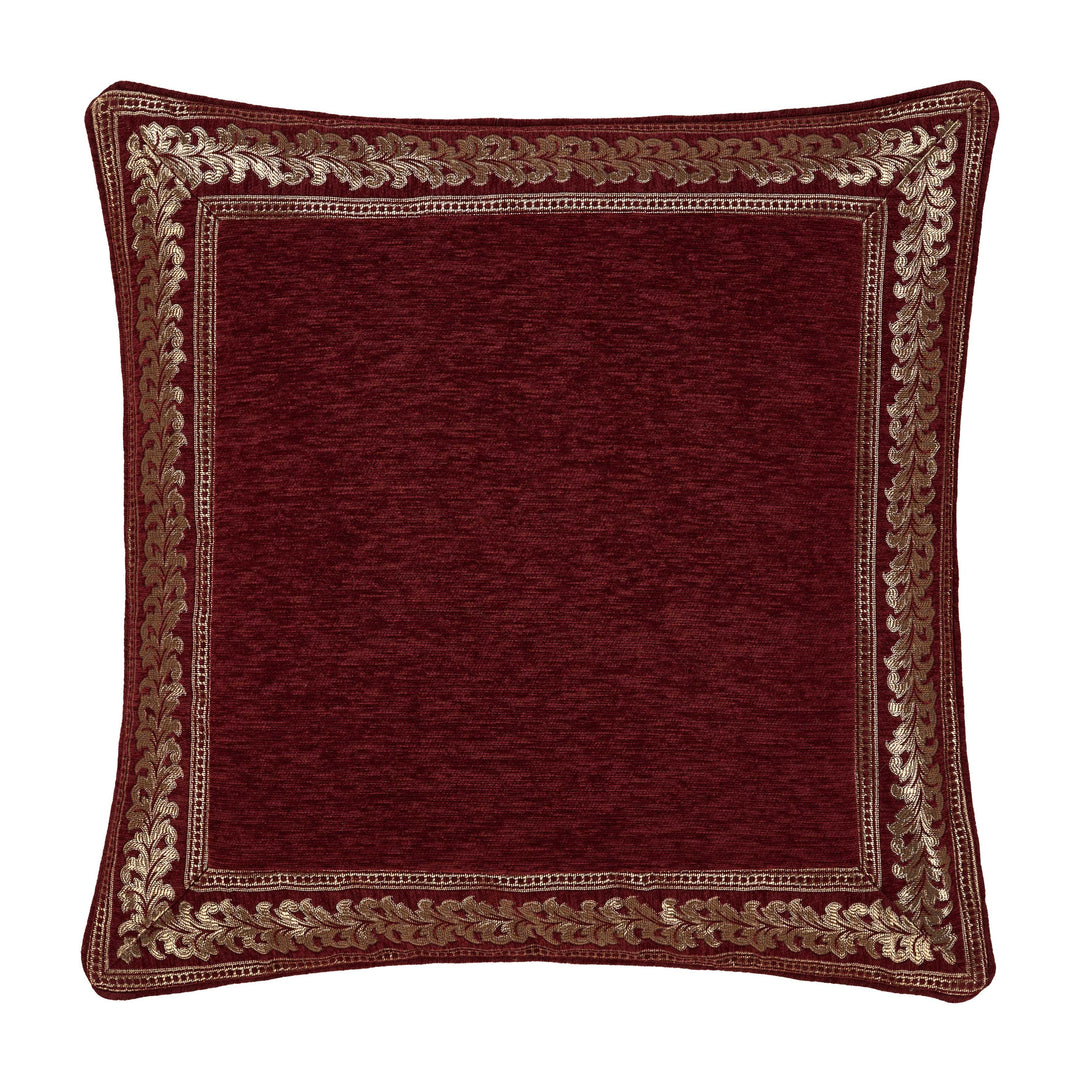 Laurenza Crimson Euro Sham Euro Shams By J. Queen New York