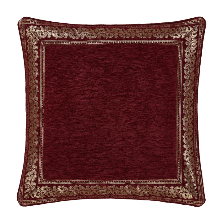 Laurenza Crimson Euro Sham Euro Shams By J. Queen New York