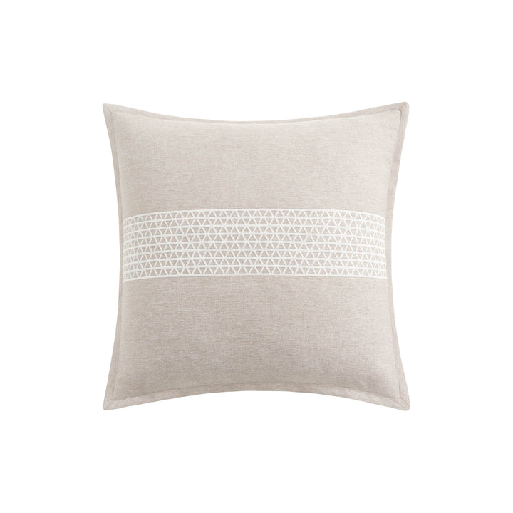 Lauryn Almond Square Decorative Throw Pillow 18" x 18" Throw Pillows By Waterford