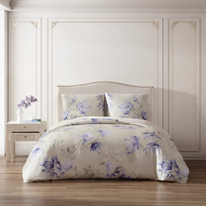 Signature Print Sateen Duvet Cover Set Duvet Covers By Pure Parima