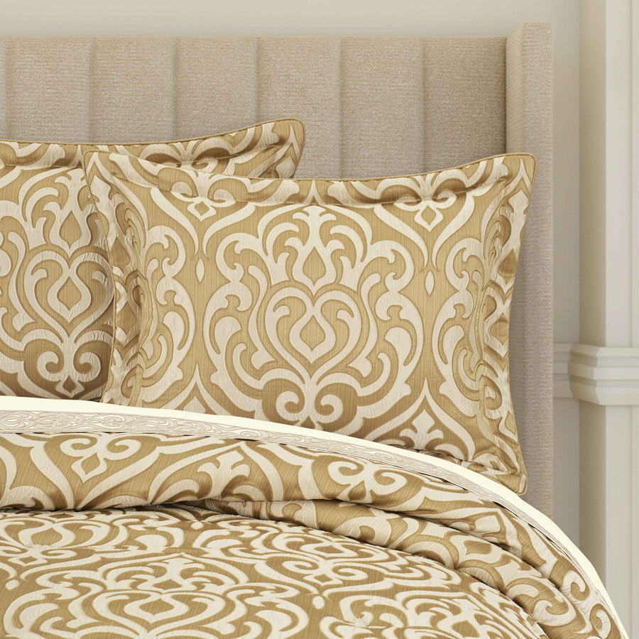 Lazlo Gold 4 Piece Comforter Set – Latest Bedding