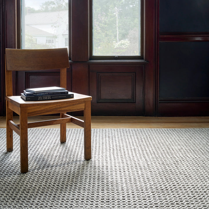 Hooper Grey Handwoven Wool Rug Rug By Annie Selke
