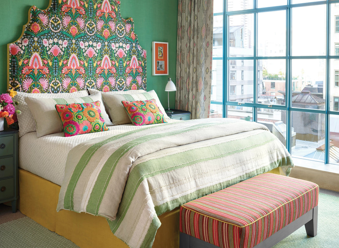 Miss Muffet Olive Handwoven Cotton Rug Rug By Annie Selke