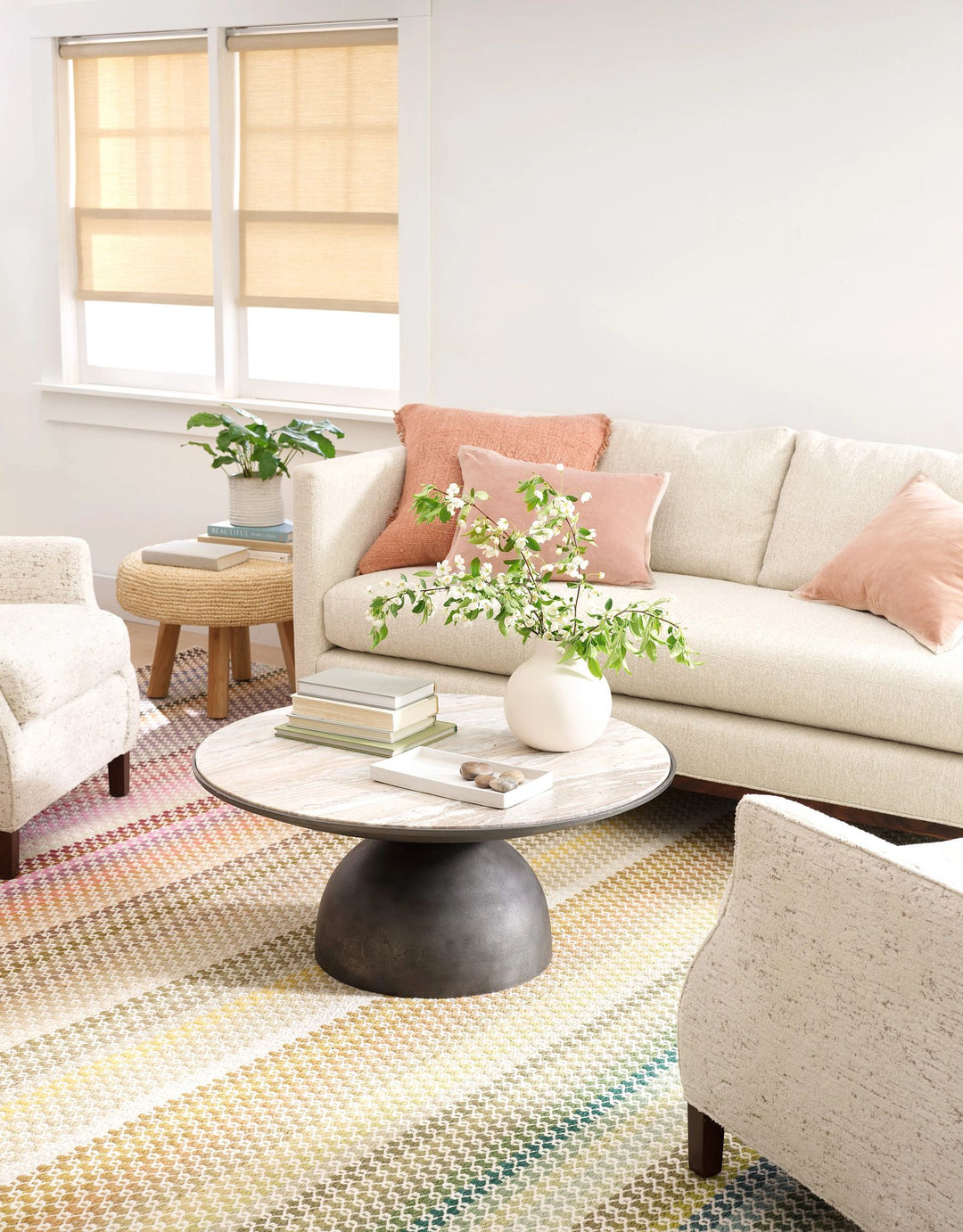 Poppy Multi Handwoven Wool Rug Rug By Annie Selke