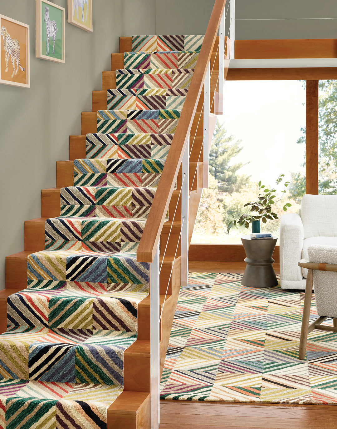 Potter Multi Hand Micro Hooked Wool Rug Rug By Annie Selke