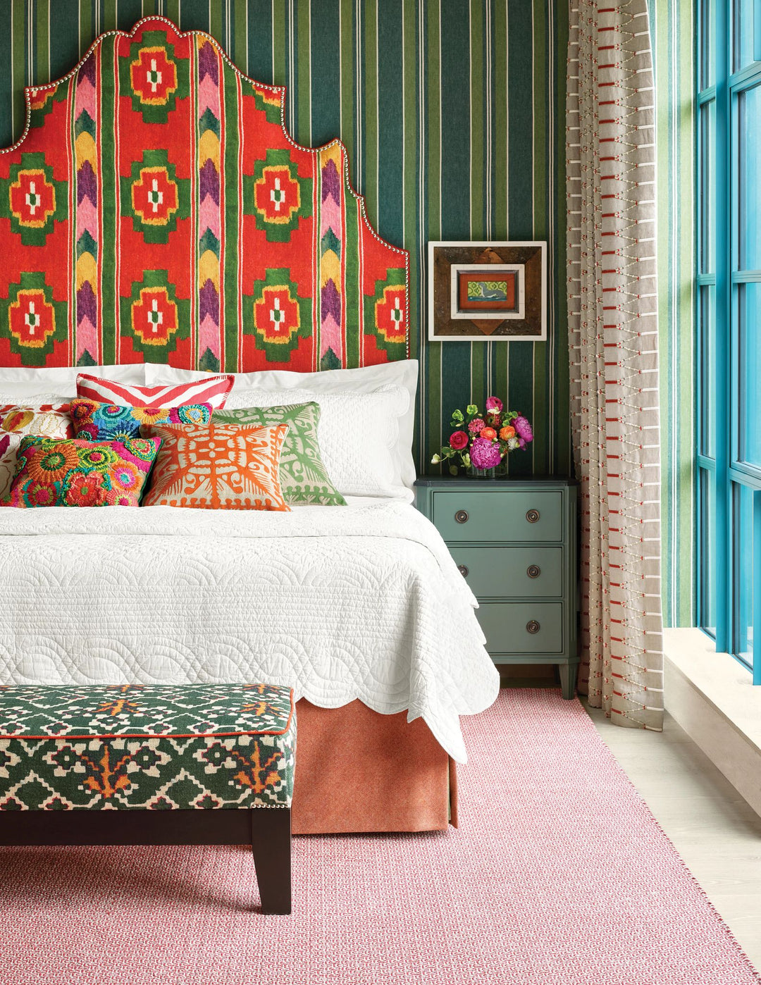 Miss Muffet Paprika Handwoven Cotton Rug Rug By Annie Selke