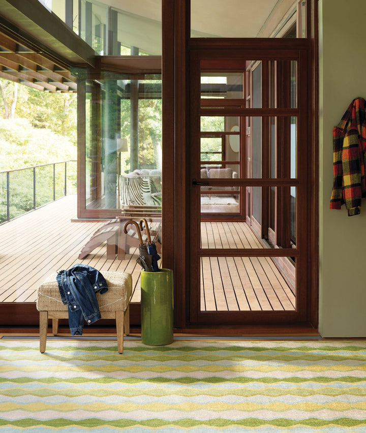 Safety Net Green Machine Washable Rug Rug By Annie Selke