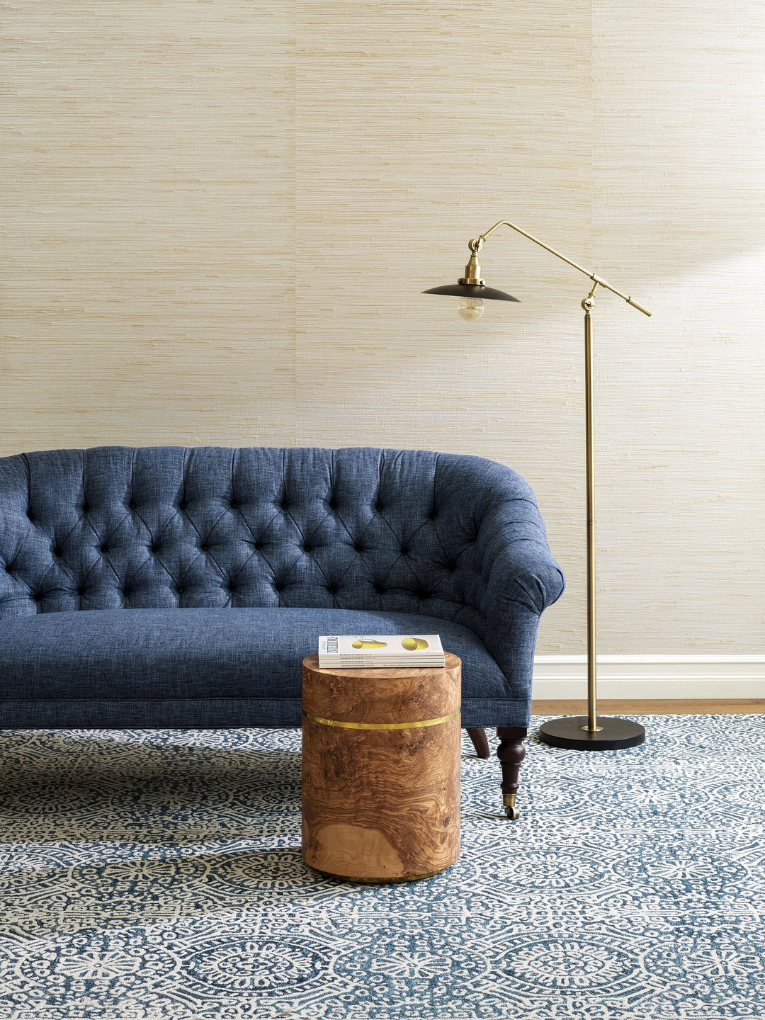 Temple Ink Hand Micro Hooked Wool Rug Rug By Annie Selke