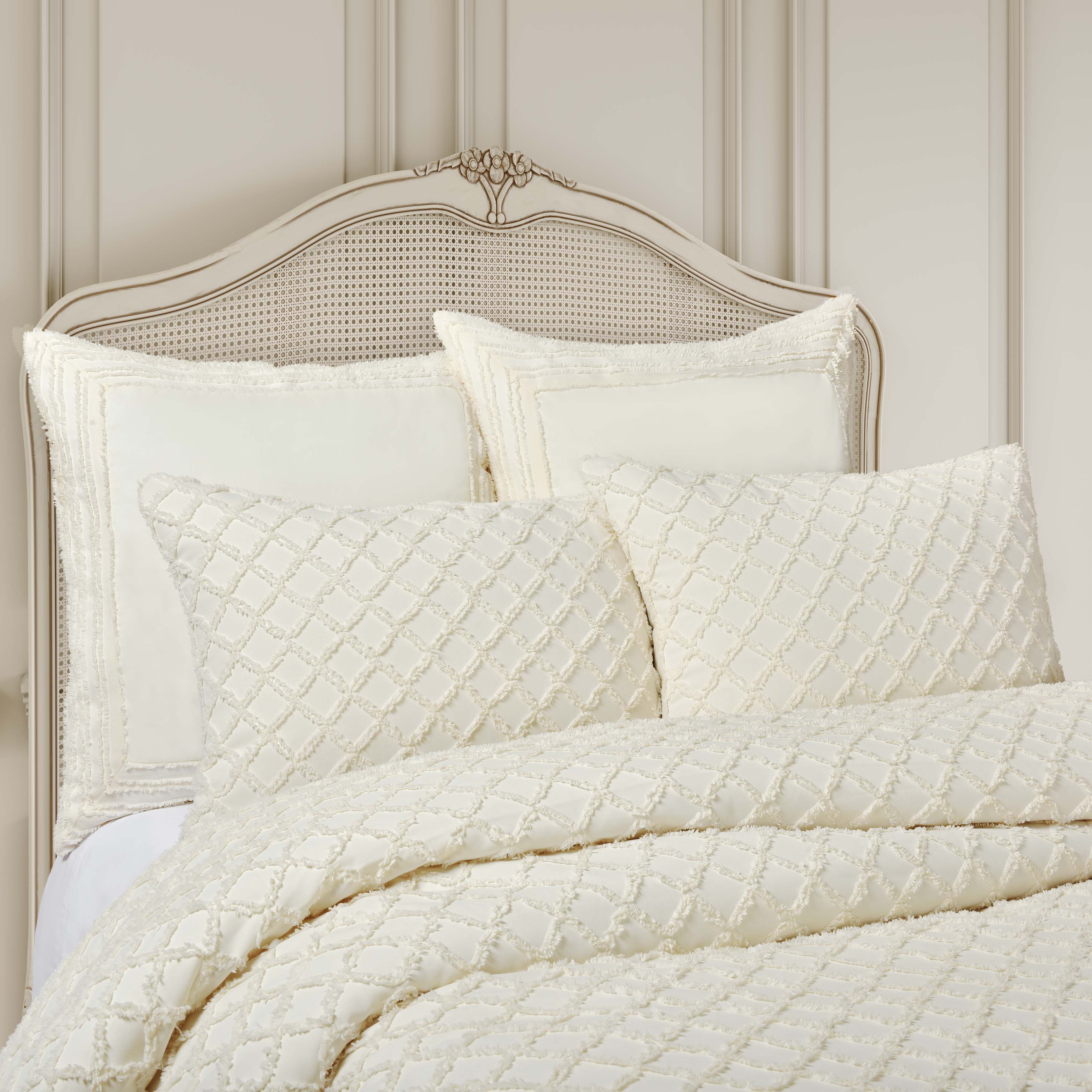 MADISON PARK offers Lillian Cotton 3-Pc. Comforter Set, Full/Queen, White