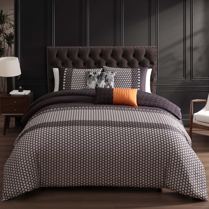 Bebejan Linear Luxe 5 Piece Reversible Comforter Set Comforter Sets By Bebejan®