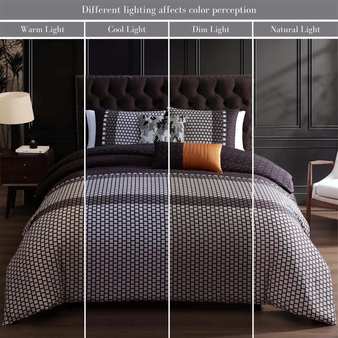 Bebejan Linear Luxe 5 Piece Reversible Comforter Set Comforter Sets By Bebejan®