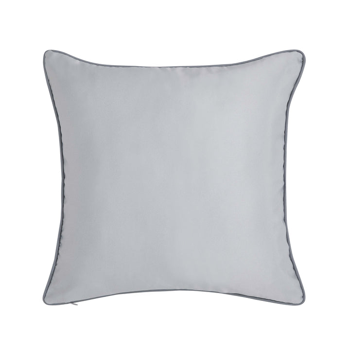 Lisbon Ivory Embellished Square Decorative Throw Pillow 18" x 18" Throw Pillows By J. Queen New York