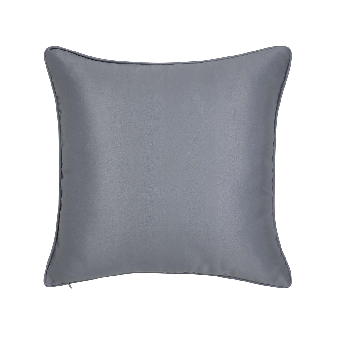 Lisbon Slate Square Decorative Throw Pillow 18" x 18" Throw Pillows By J. Queen New York